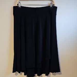Motherhood Maternity Black Asymmetrical Skirt